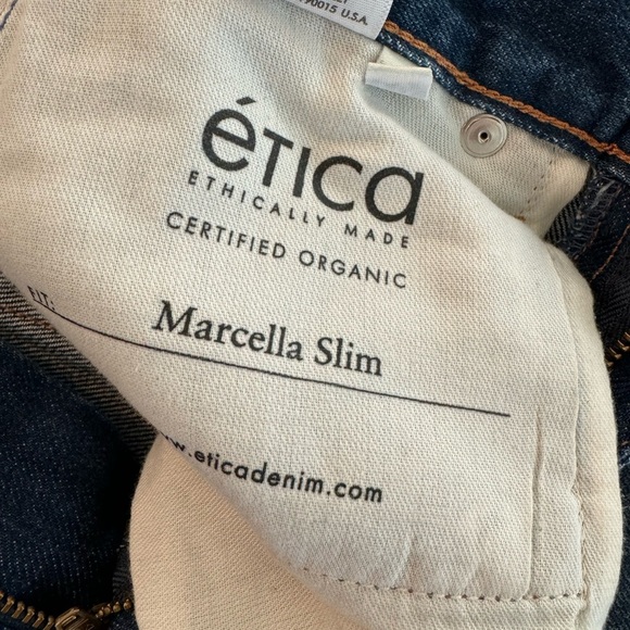 Etica Blue Distressed Women Jeans - Picture 6 of 11